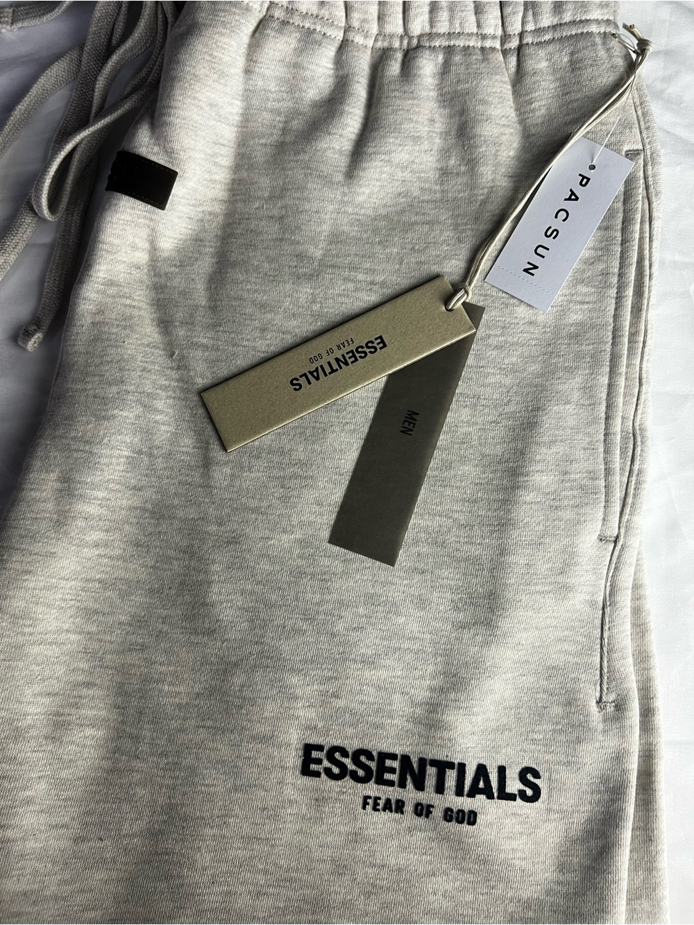 Fear of God ESSENTIALS Light Gray Jogger Sweatpants